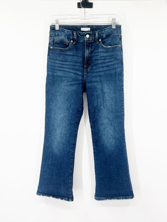 Good American Denim - Good American High Rise Cropped Mini Bootcut Jeans